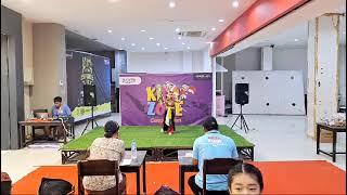 Melisa mengikuti Kids Zone Palangka Raya