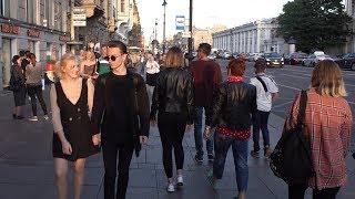 Walking in St Petersburg Russia - Nevsky Prospekt