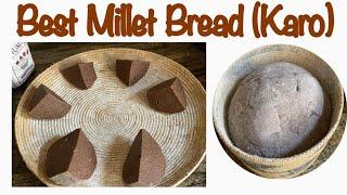 How to prepare Karo/millet bread/ragi. ️  Simple & easy recipe. Vegetarian dish. Ugandan style 