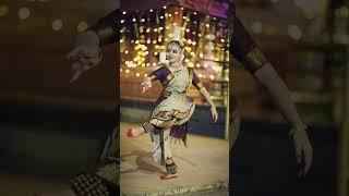 When saree changed to a Bharatanatyam costume️