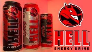 HELL ENERGY DRINK - ОТЗЫВ / CLASSC, RED GRAPE, STRONG APPLE