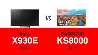 (HDR) 2017 Sony x930e / XE93 vs Samsung ks8000