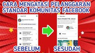 Cara mengatasi pelanggaran standar komunitas facebook @BamxYouTube