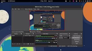 TESTING OBS Studio 27 RC with new PipeWire and Wayland support on Gnome 40 and Fedora 34