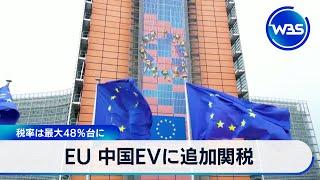 EU 中国EVに追加関税　税率は最大48％台に【WBS】