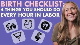 GIVING BIRTH: Do These 4 Things EVERY 60 Min For Easier Labor