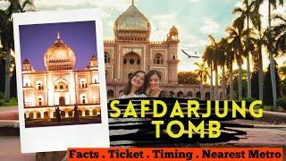 We Visited Safdarjung Tomb at night | Meaning of Safdarjung | Is camera allowed? Sisters vs Globe