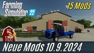 Modhub Mods vom 10.9.2024: Mini-Traktor, Geräte und tolle Gebäude