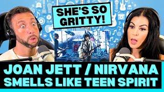 THE DRUMMING WAS  ! First Time Hearing Joan Jett and Nirvana - Smells Like Teen Spirit Reaction!