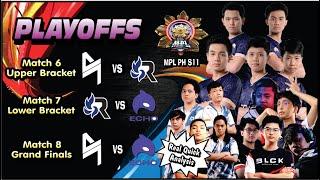 MPL PH S11 Playoffs: Real Quick Analysis of Matches 6-8 (BLCK vs RSG, RSG vs ECHO, & BLCK vs ECHO)