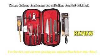 Review Mercer Culinary Renaissance Forged Cutlery Food Lab Kit, Black