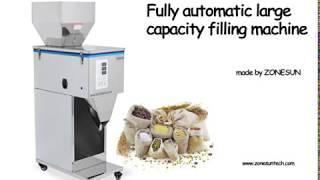 How to use 10-999g Weighing and Filling Machine for Powder