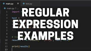 Let's do some Regular Expression Examples Part 1 - Regular Expression Tutorial