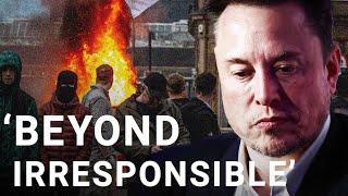 Elon Musk's comments on UK riots are ‘beyond irresponsible’ | Kim McGuinness