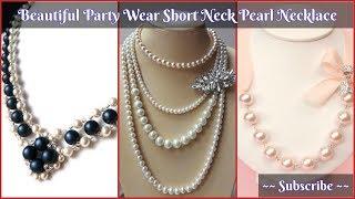 Beautiful Party Wear Short Neck Pearl Necklace | PhoeniX GuyzZ Fashions