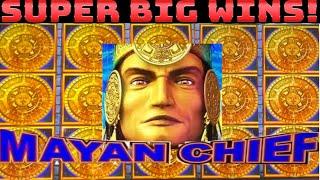 **SUPER BIG WINS!** 300+ FREE SPINS! Mayan Chief Konami Slot Machine Bonus