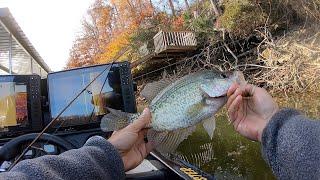 FOUND THEM!! Late FALL/Early WINTER Crappie Fishing TIPS!