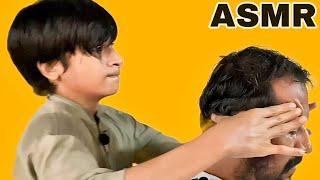 ASMR | FAST AND AGGRESSIVE HEAD MASSAGE ‍️ BY PAKISTANI  BARBER BOY..!