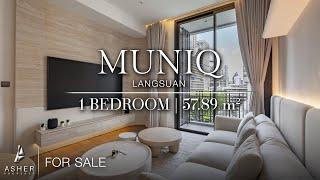 Muniq Langsuan | 1 Bedroom | 57.89 sq.m. | Available for SALE