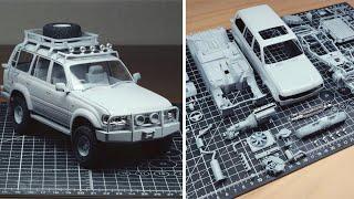 Building a Toyota Land Cruiser in 1/24 Scale (Part 1) - Tamiya