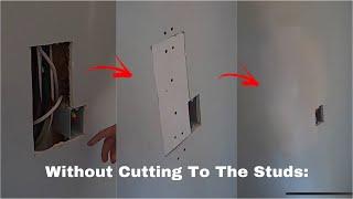 How To Do A Drywall Patch Without Cutting To The Studs (Full Process)