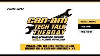 Tech Talk Tuesday | How to install Can-Am Electronic Device Holder