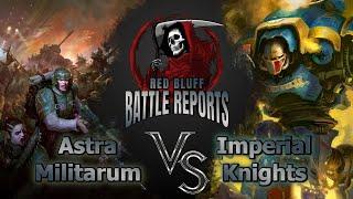 Imperial Guard vs Imperial Knights: Warhammer 40k Battle Report 6-22-24 Pariah Nexus Mission