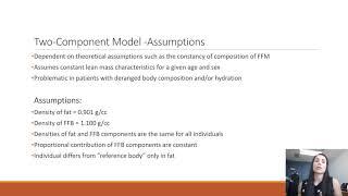 Anthropometrics and Body Composition Part Two