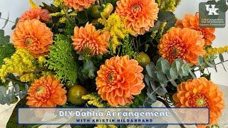 DIY Dahlia Arrangement