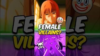 5 BEST Female VILLAINS in Anime ? || #shorts #anime