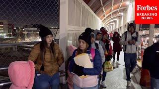 WATCH: Migrants At US-Mexico Border Have Their Asylum Appointments Canceled When Trump Takes Office