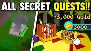 *EVERY* SECRET QUEST!! | Build a Boat for Treasure ROBLOX