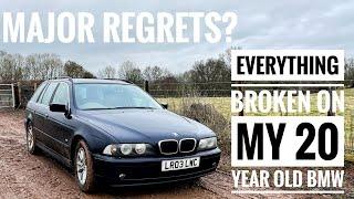 Everything *BROKEN* on my 20 Year Old BMW E39!