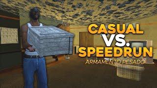 GTA San Andreas - CASUAL VS. SPEEDRUN (T01E06) - ARMAMENTO PESADO