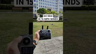 15 mph winds flying the DJI NEO #djineo #drone