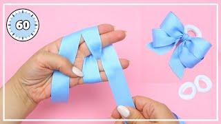 How to make a hair bow in 1 minute! / DIY NataliDoma