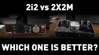 Focusrite Scarlett 2i2 vs M-Audio M-Track 2X2M: Which Should You Get?