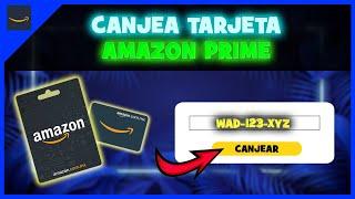 Cómo Canjear una Tarjeta de AMAZON PRIME 