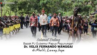 Selamat Datang Bapak Gubernur Papua Pegunungan di Kota Markisa (Makki Kab.Lanny Jaya)