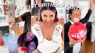 I had a 21ST BIRTHDAY PARTY!!! here’s how it went… *CHAOTIC* | the Aguilars