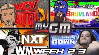 WWE 2K23 My GM Mode Playthrough | Week 2-3: Building Blocks | WatchaMania!