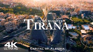 TIRANA  Drone Aerial 4K | The Capital of Albania Shqipëria #tirana