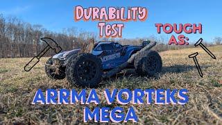 Victory Bash & Durability Test of the Budget RTR 2wd 1/10 Scale Basher // Arrma Vorteks Mega 550 2wd