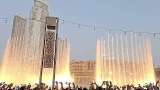 Dubai Mall Dancing Fountain Show by Ahmed Vlogs