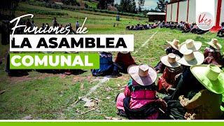 Funciones de la Asamblea Comunal