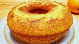 Recipe in 1 minute!! orange cake, easy recipe for soft cake that melts in your mouth