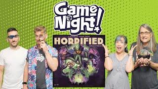 Horrified: World of Monsters - GameNight! Se12 Ep22 - How to Play and Playthrough