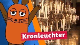 Wie werden bei einem Kronleuchter an der Decke die Kerzen angezündet? | Die Maus | WDR