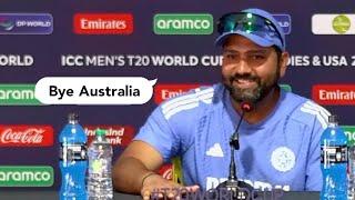 "Funny reply about Australia " | Rohit Sharma press conference today | IND VS ENG, Semifinal T20WC