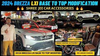 2024 brezza base to top modification  Brezza Modification  Cruise Control #brezza